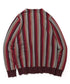 MR.OLIVE7G GARTER STITCHING KNIT / MULTI STRIPE CARDIGAN ミスターオリーブ/7G ガーターニット / マルチストライプ カーディガン